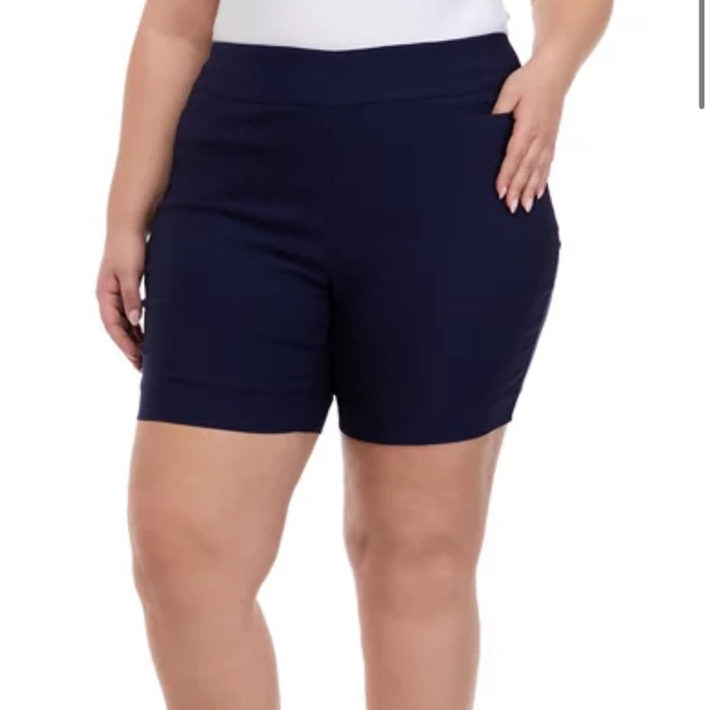 Kim Rogers high waisted trouser shorts